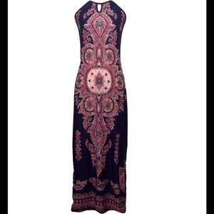 ☀️Bohemian Double Side Slit Printed Maxi Dress